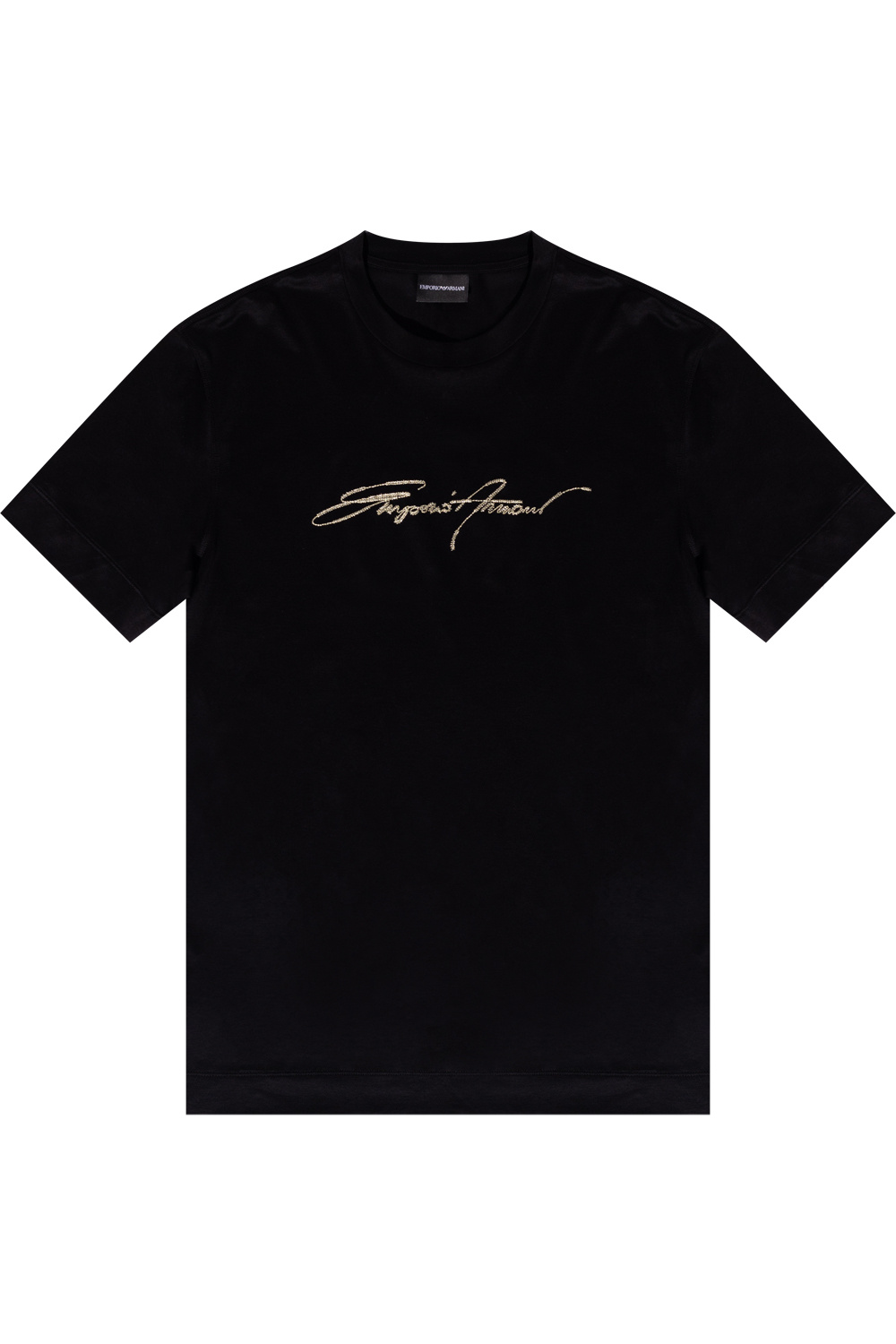 Printed T - Giorgio Armani T-shirt con scollo a V Nero
